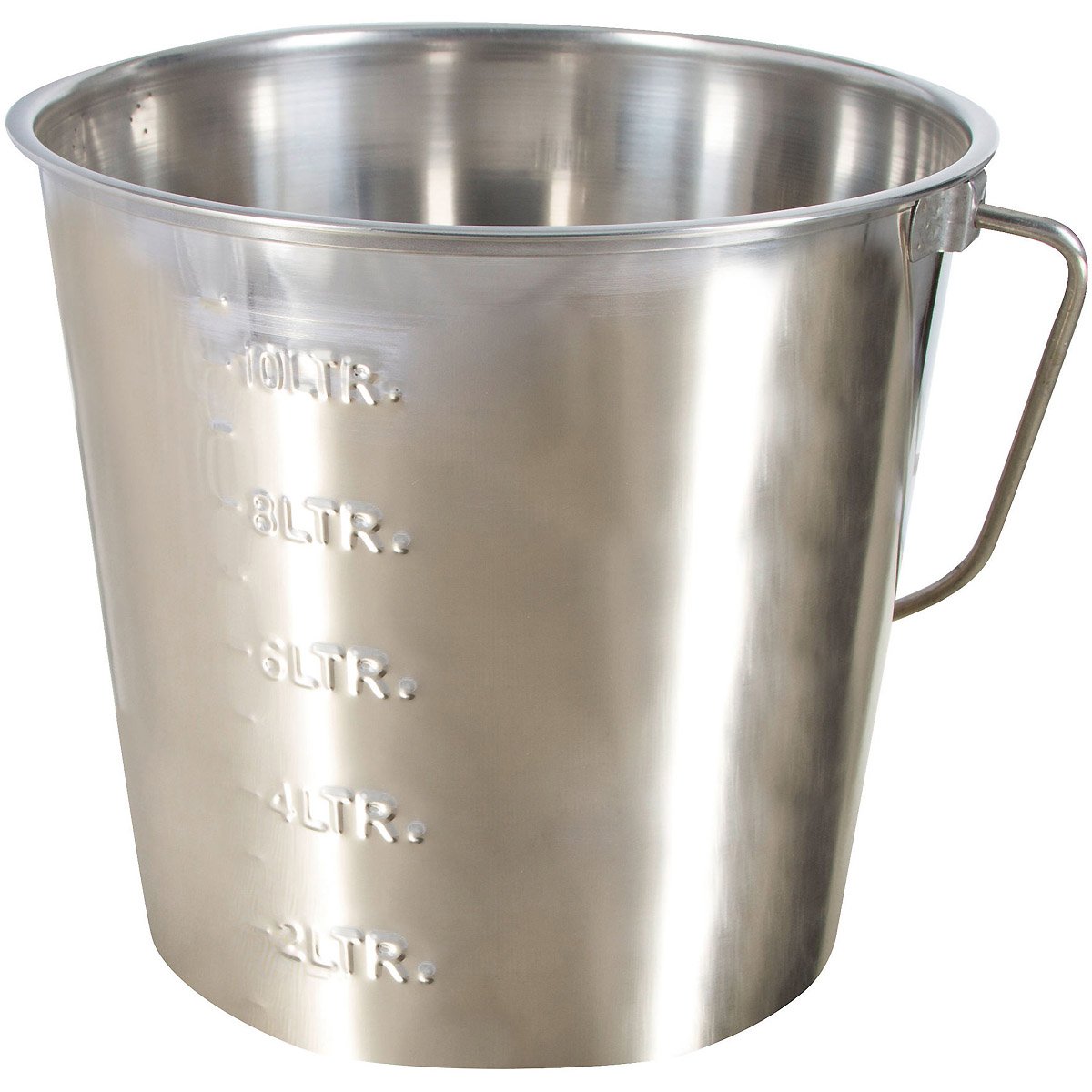 Kerbl Edelstahleimer 12,3 Liter mit Skalierung