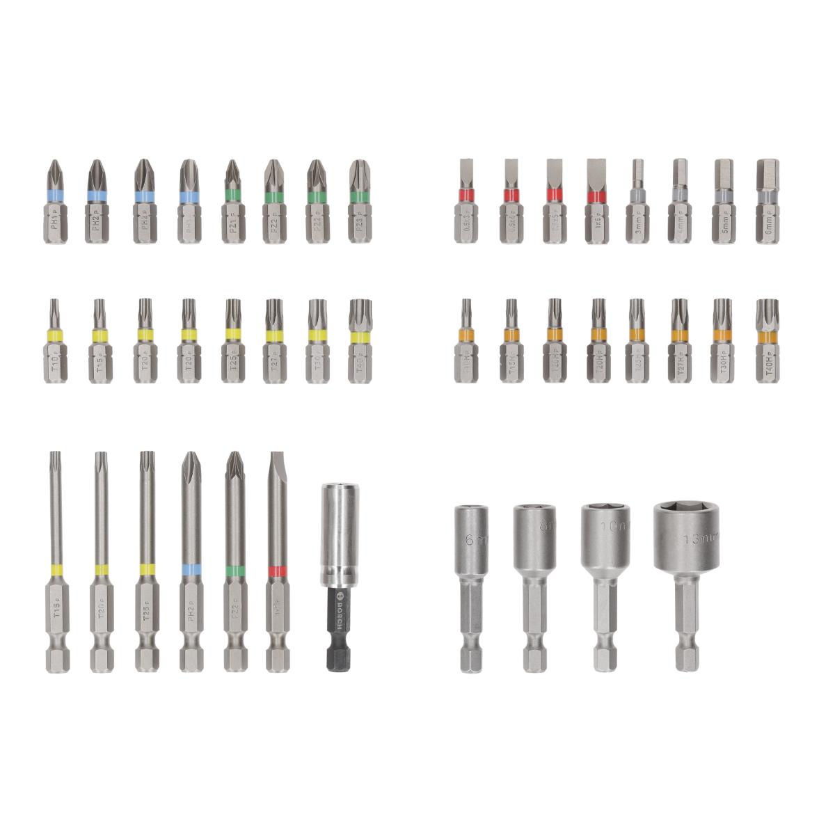 Bosch Extra Hard im Pick and Click-Koffer, 43‑teiliges Set