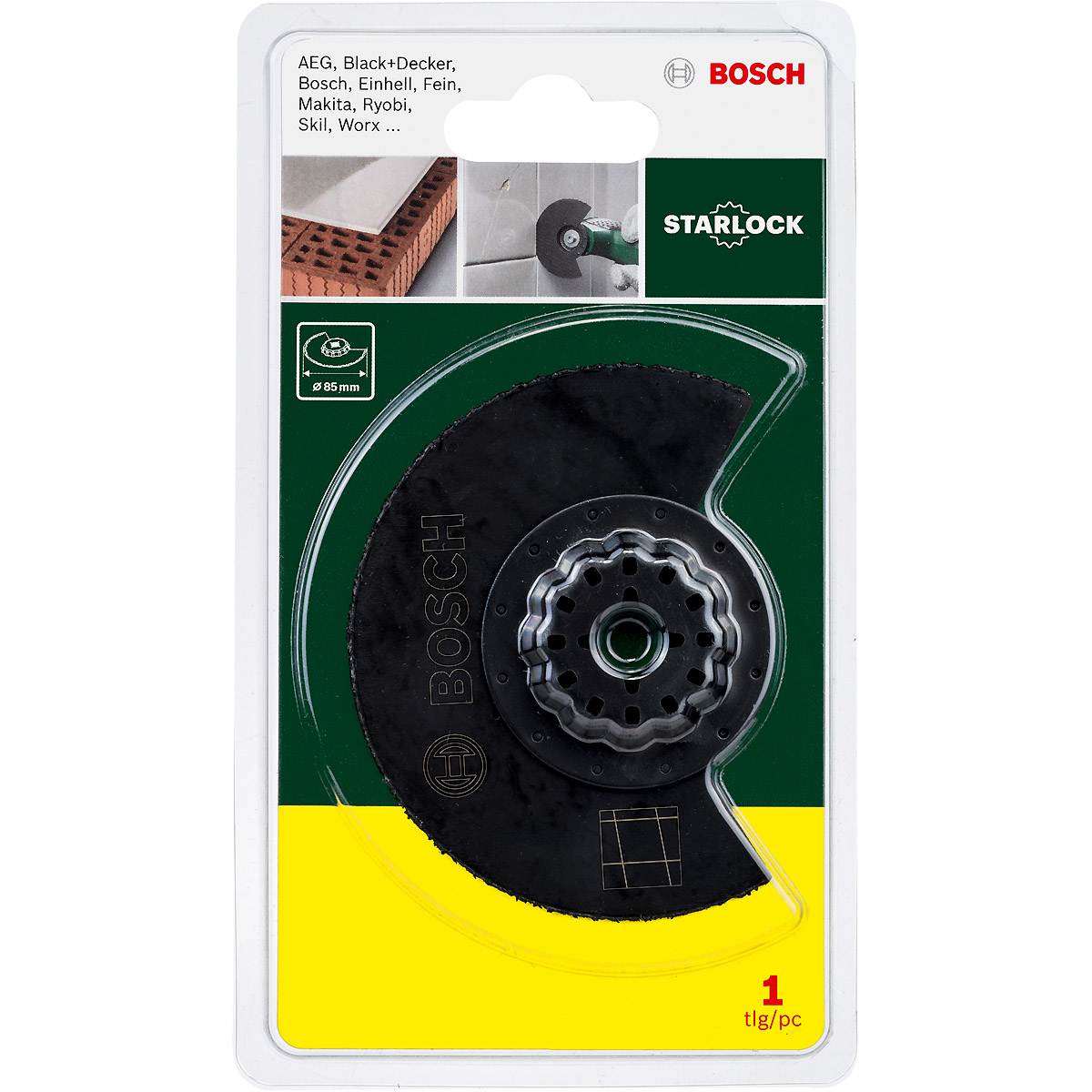 Bosch Segmentsägeblatt Starlock Carbide LMT, Grout and Abrasive, 85mm, ACZ 85 M