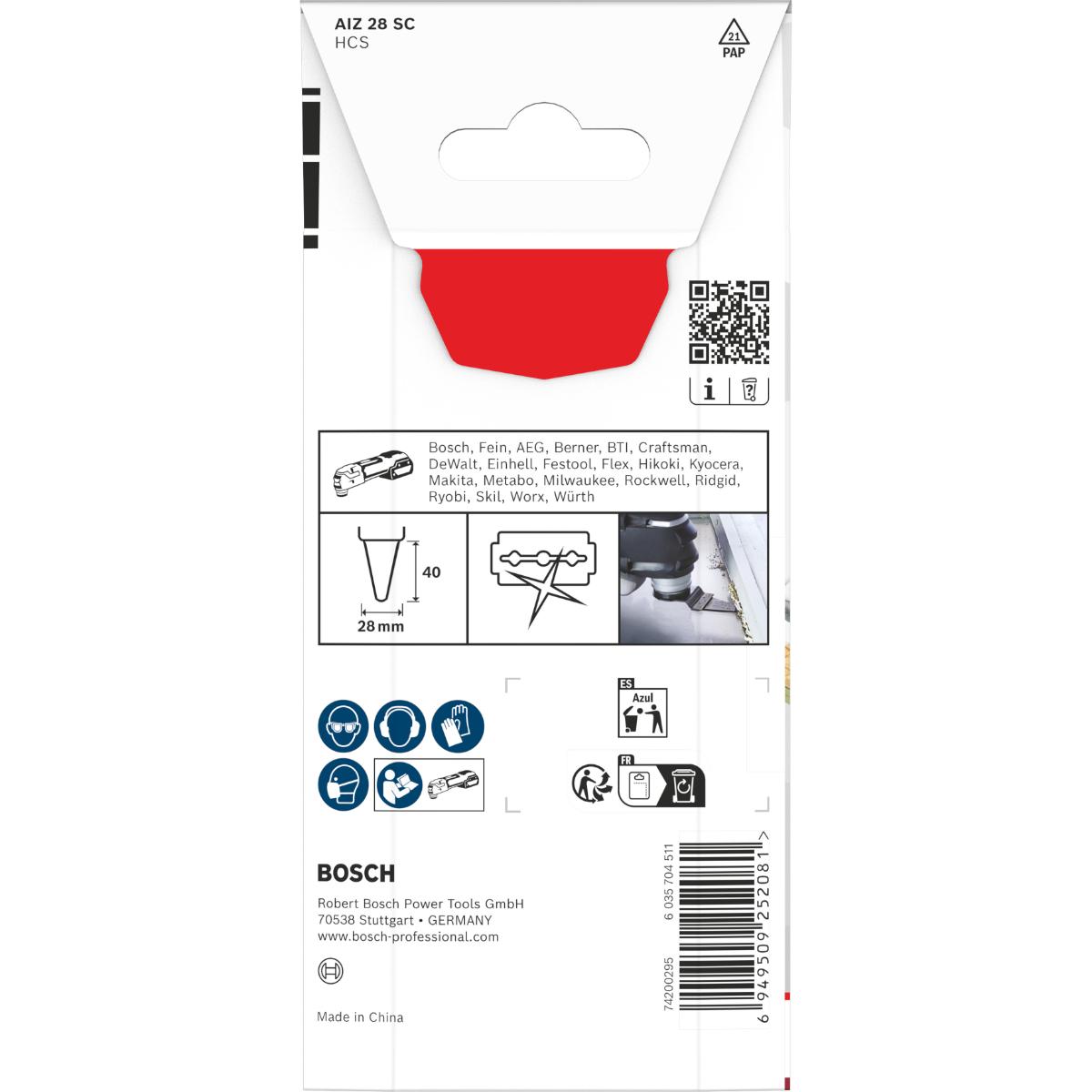Bosch AIZ 28 SC Kunststoff Schneider, Starlock, 28 x 40 mm, 1-Stück