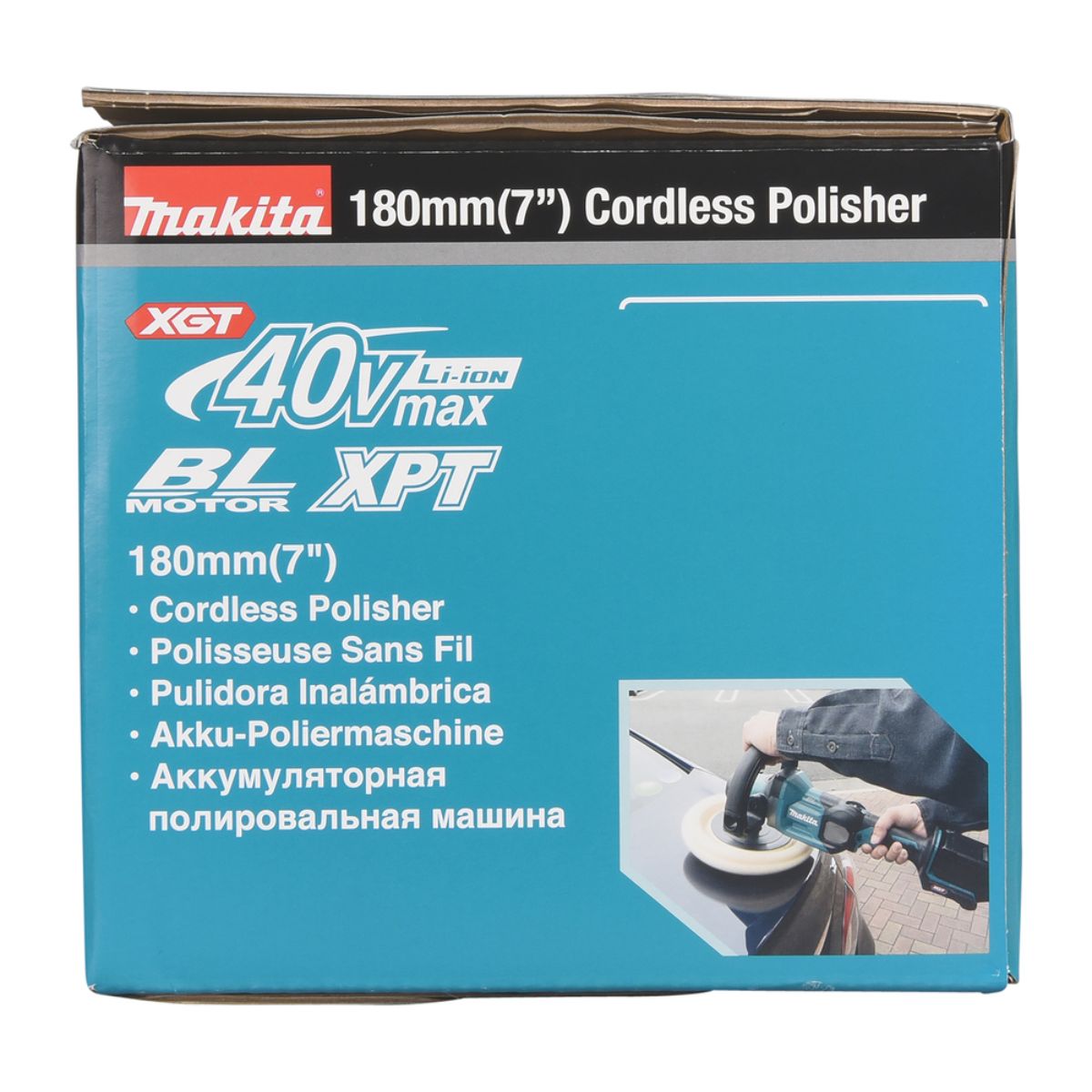 Makita Akku-Poliermaschine 40V max. (ohne Akku, ohne Ladegerät) PV001GZ