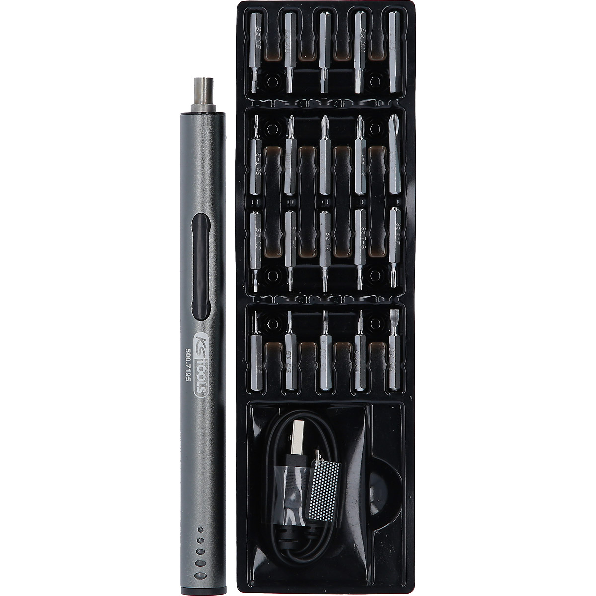 KS Tools Feinmechanik-USB-Akku-Schraubendreher