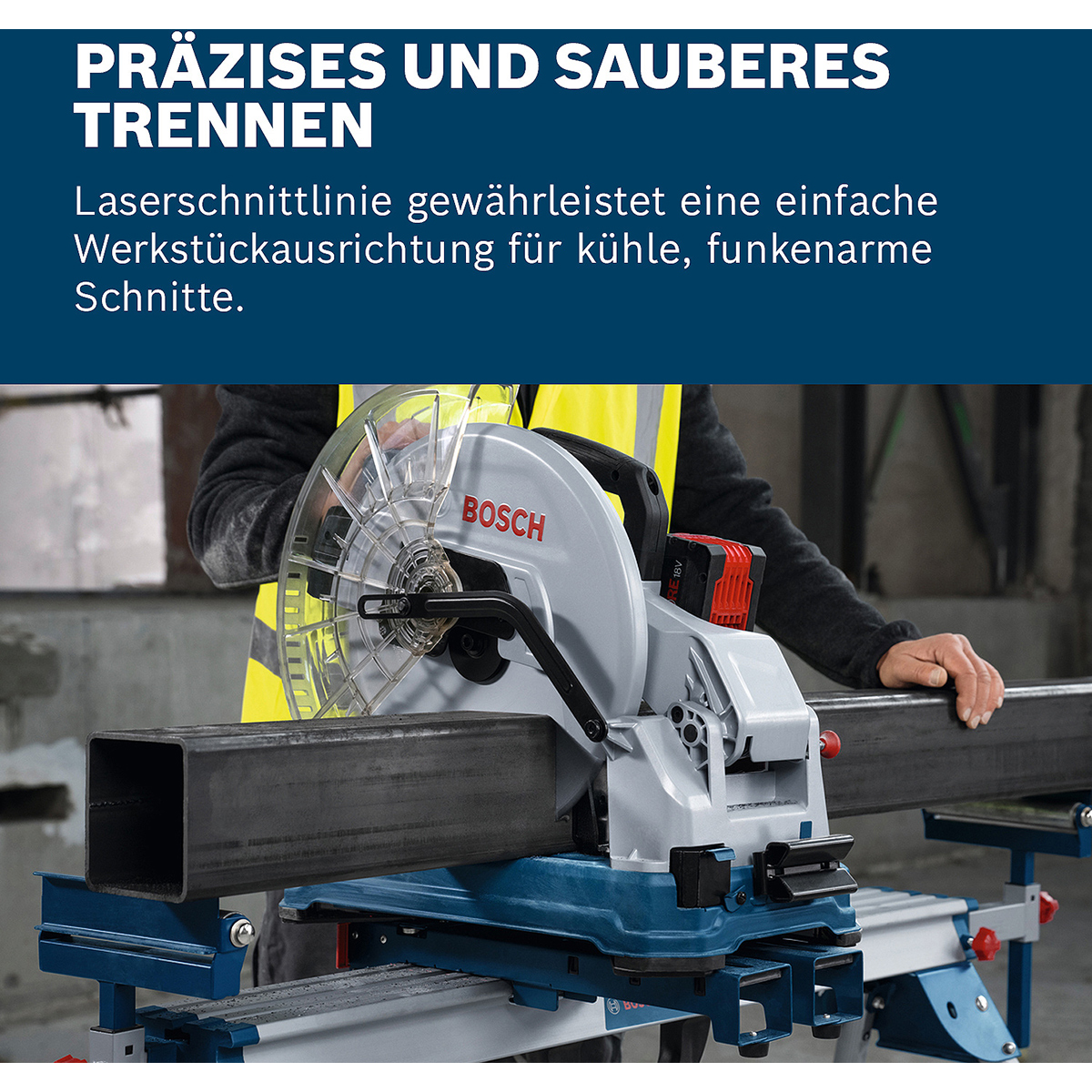 Bosch Akku Metalltrennsäge GCD 18V-355