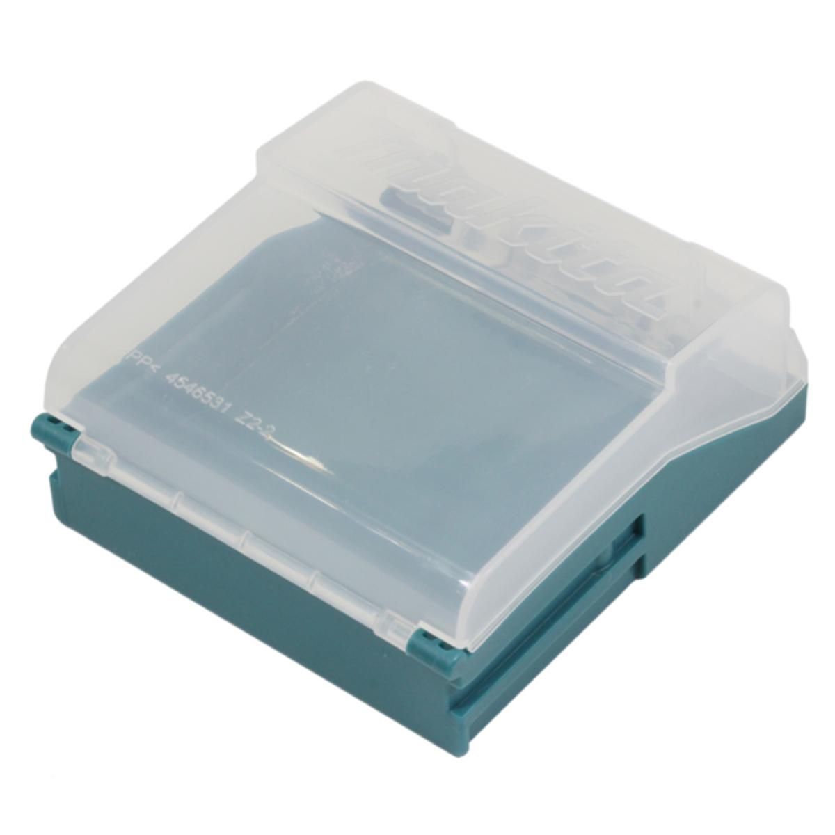 Makita Zubehörbox universal Aufbewahrungsbox, Aufklappbar, transparenter Deckel