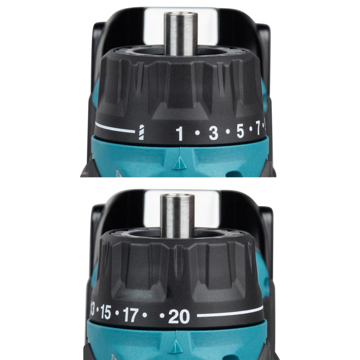 Makita Akku-Bohrschrauber mit Wechselkopfsystem mit 1x Bohrfutter 13 mm LXT 18V - DDF491Z