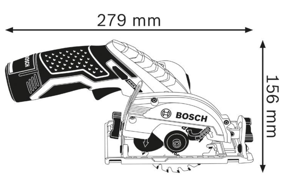Bosch Akku-Kreissäge GKS 12V-26, Solo Version, L-BOXX