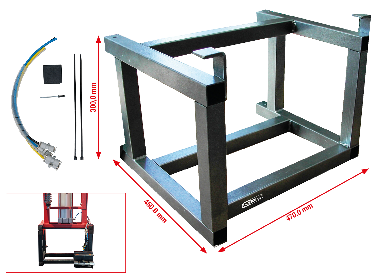 KS Tools Unterstellbock für Druckluft-Stand-Federspanner für 500.8800