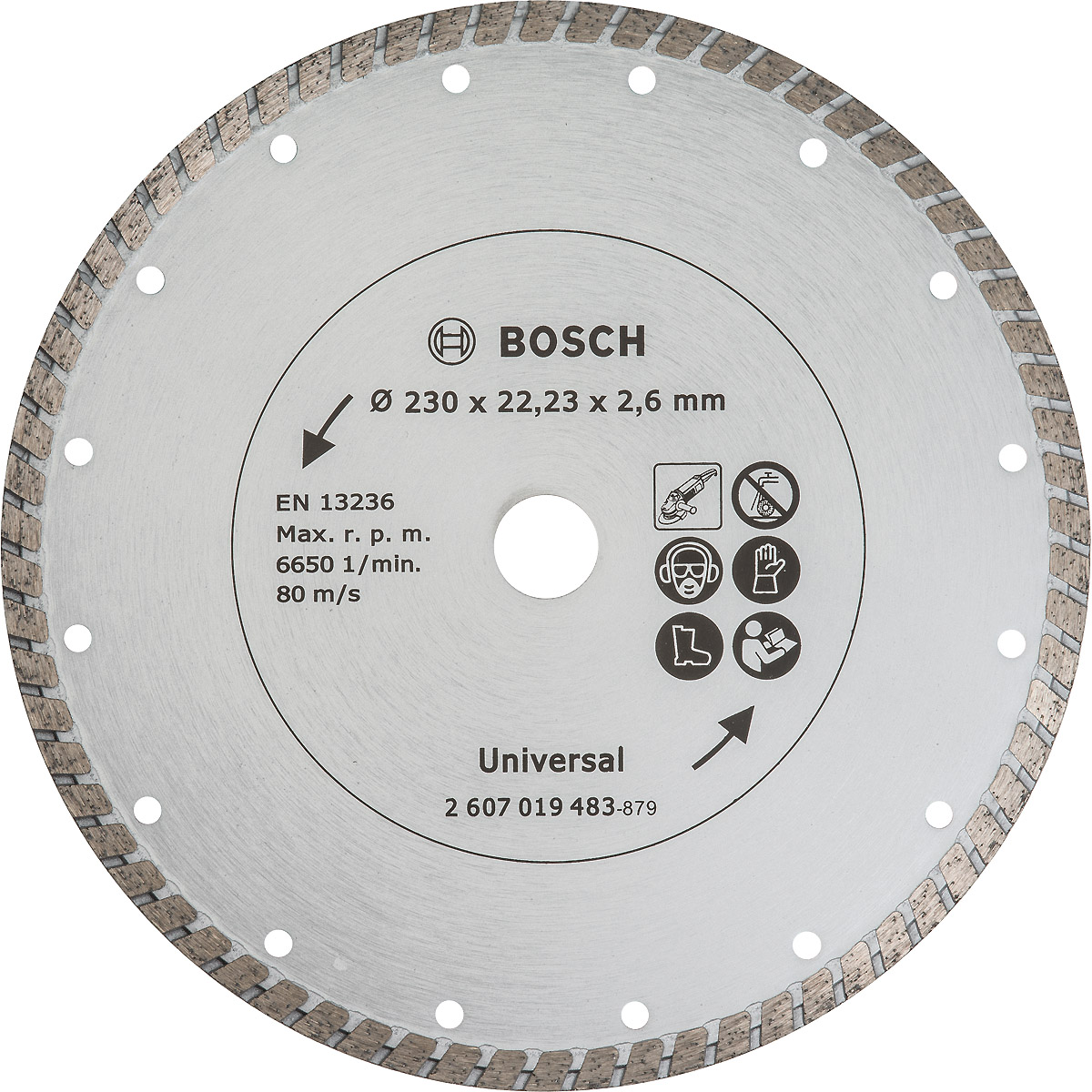 Bosch Diamanttrennscheibe Turbo, 230mm