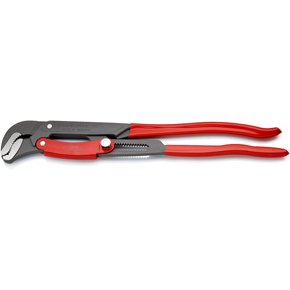 KNIPEX Rohrzange S-Maul mit Schnelleinstellung 560 mm grau pulverbeschichtet