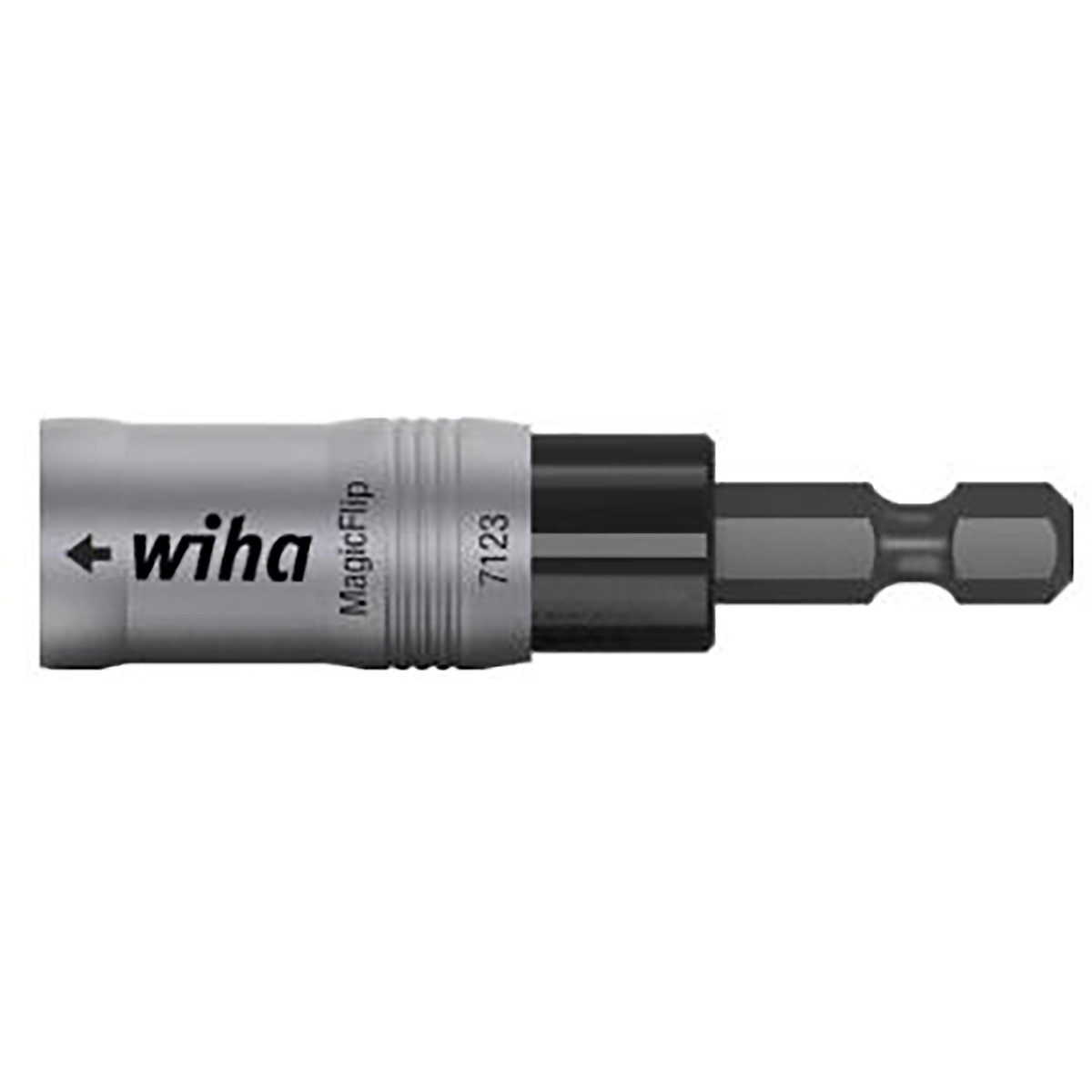 Wiha Bithalter MagicFlip Force magnetisch mit Ringmagnet, 1/4 zoll in Box Starke Haltekraft und einhändige Bedienbarkeit. - 10 Stück