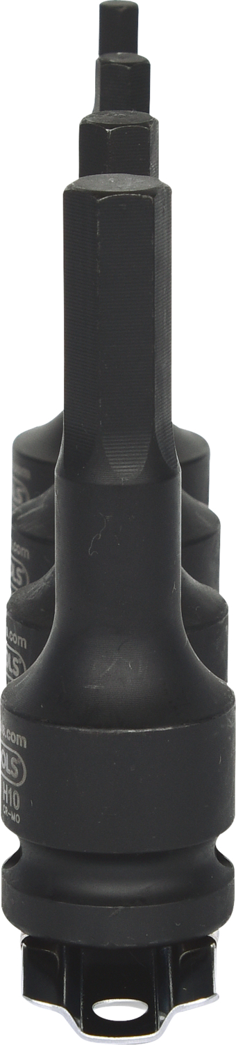 KS Tools 1/2" Kraft-Bit-Stecknuss-Satz, lang, 4-tlg