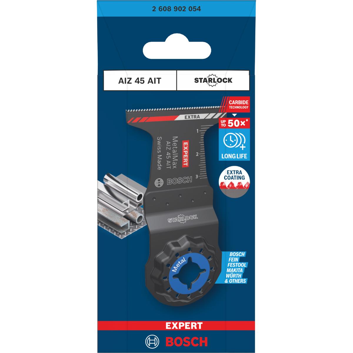 Bosch EXPERT AIZ 45 AIT MetalMax Tauchsägeblatt, 45 x 35 mm, 1-Stück
