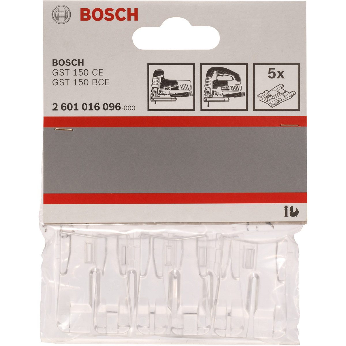 Bosch Spanreißschutz für Stichsägen, für GST BCE/150 CE, 5er Pack