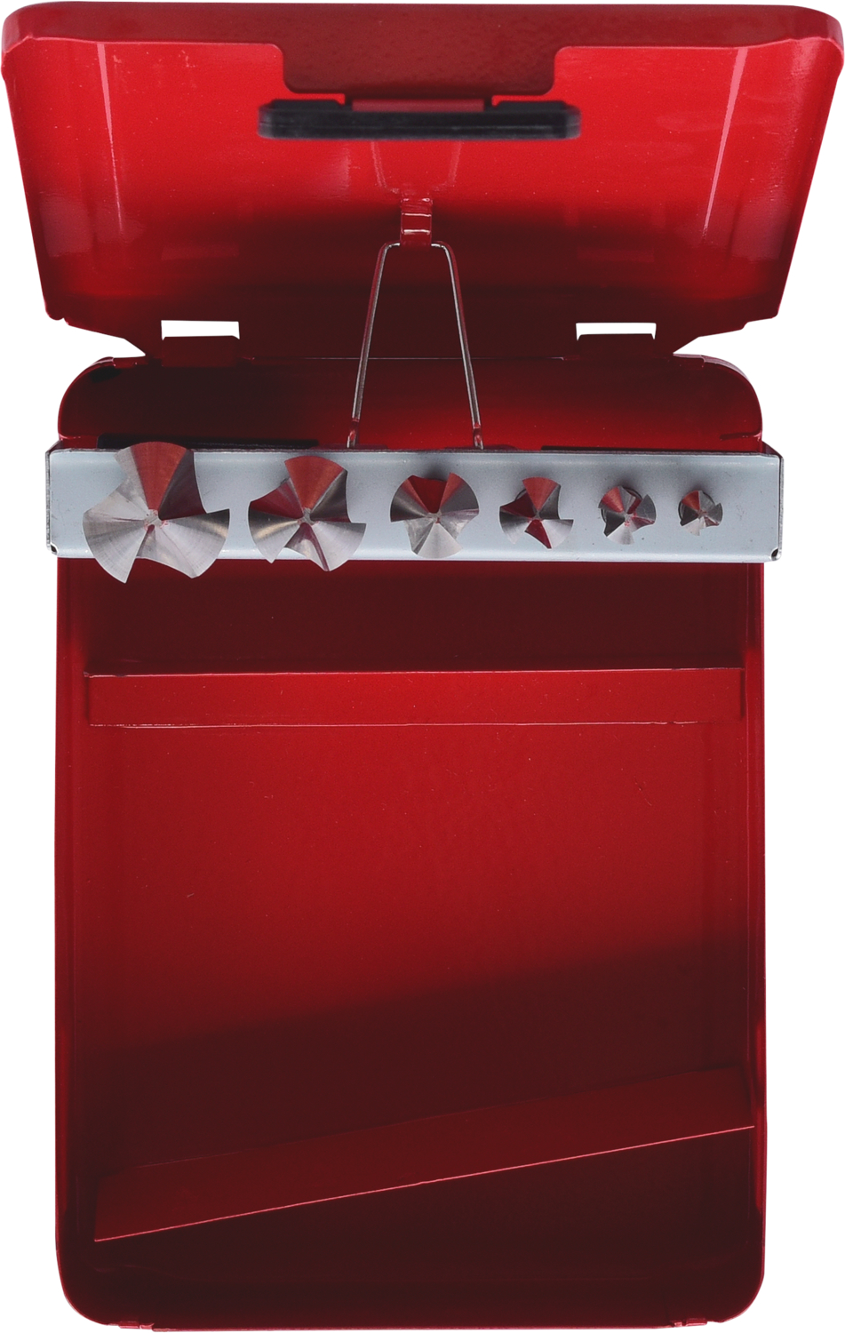 KS Tools HSS Co 5 Kegel-Entgratsenker-Satz, Stahlblechkassette 6-tlg