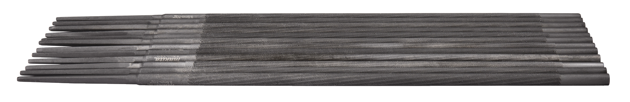Makita Rundfeile 5,5 mm, Ø5,5x256 mm - 12 Stück - D-67446