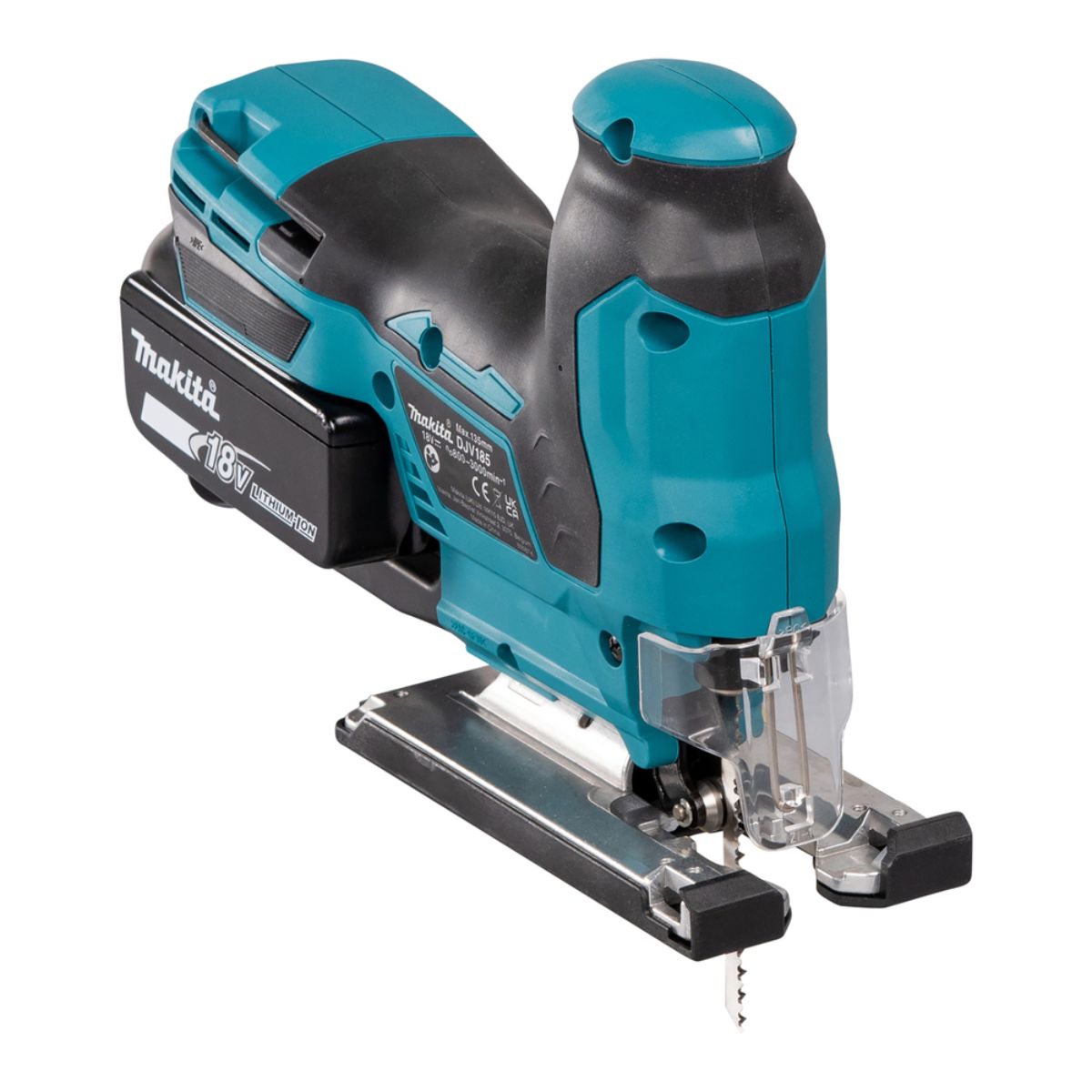 Makita Akku-Pendelhubstichsäge 18V / 3,0 Ah, 1 Akku + Ladegerät im MAKPAC DJV185RF1J