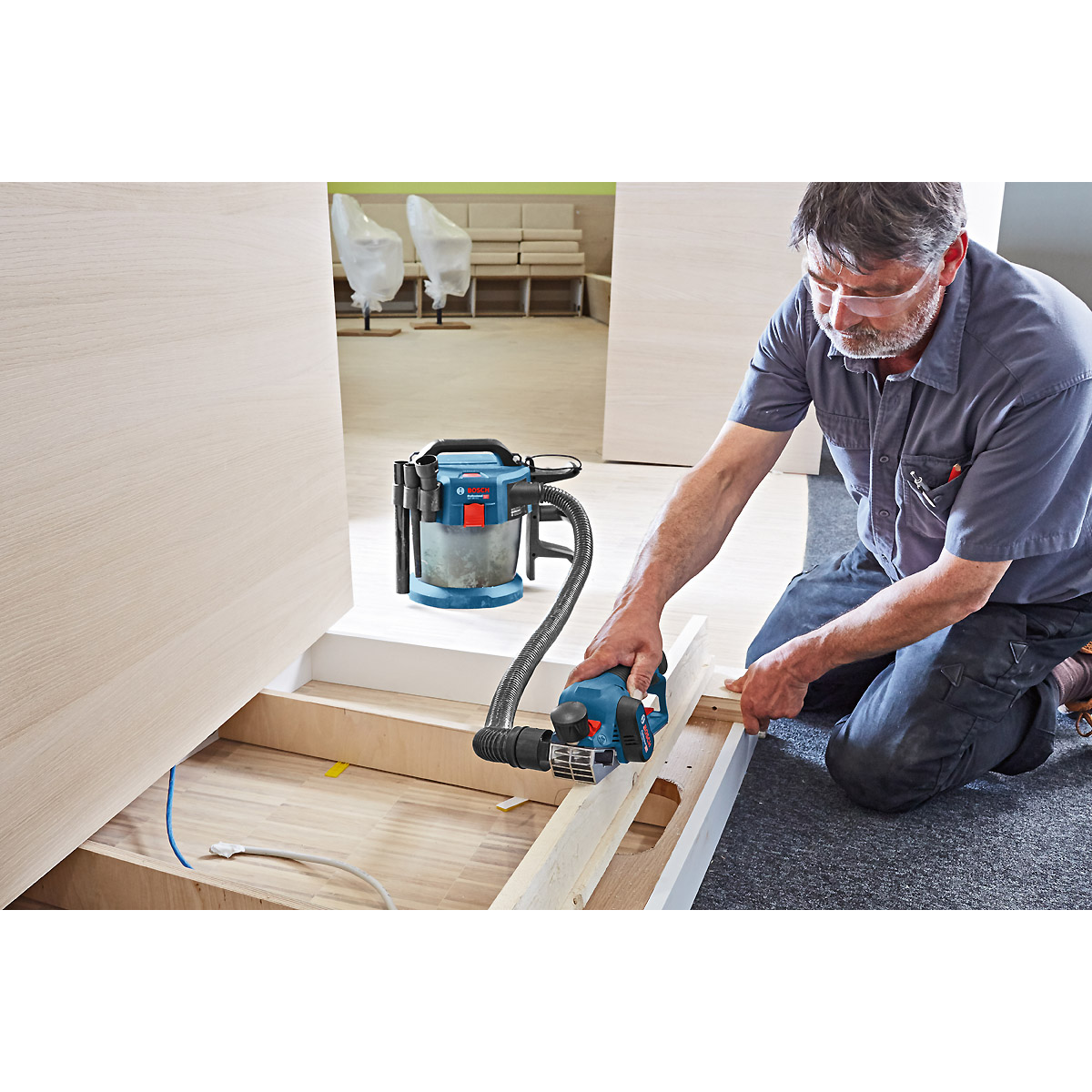 Bosch Akku-Hobel GHO 12V-20, Solo Version
