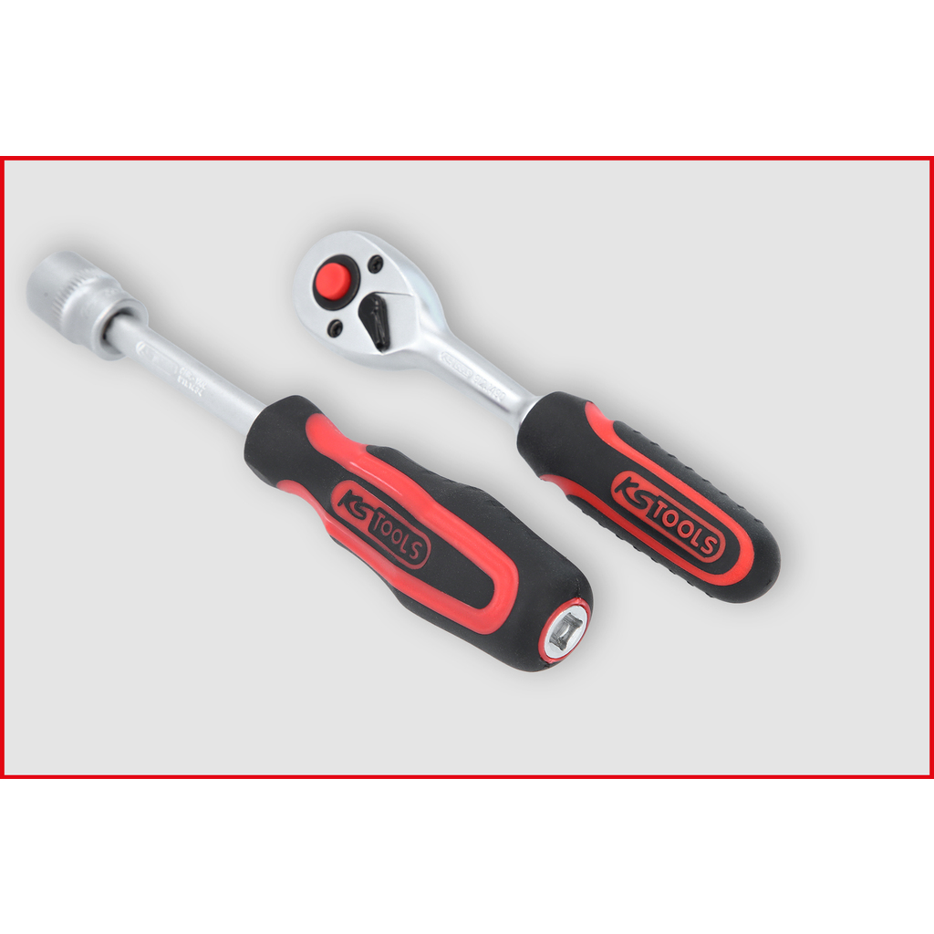 KS Tools 1/4"+3/8"+1/2" Steckschlüssel-Satz, 179-tlg