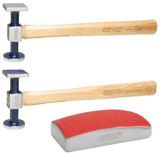 KS Tools Karosserie-Ausbeul-Satz, 3-tlg