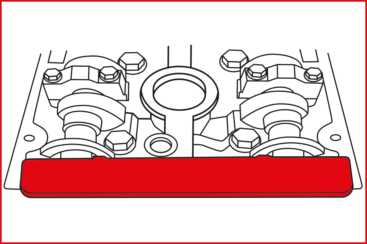 KS Tools Motoreinstell-Werkzeug-Satz für Alfa Romeo - Fiat - GM - Opel, 7-tlg