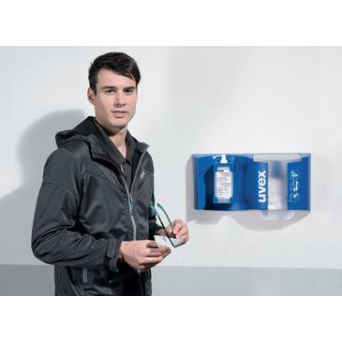 uvex Bügelbrille sportstyle schwarz, blau, petrol in Retailverpackung