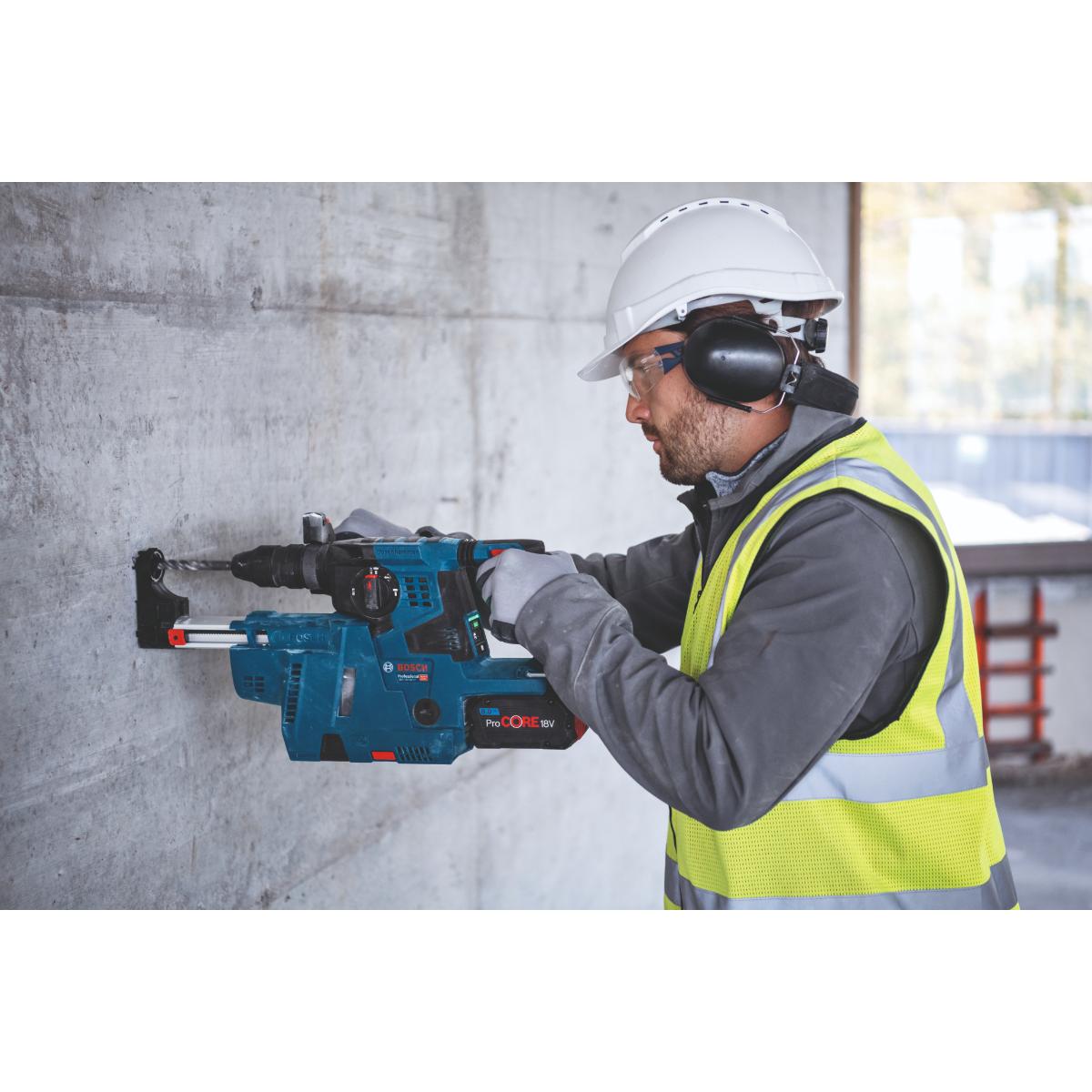 Bosch Akku-Bohrhammer mit SDS plus GBH 18V-28 CF,  L-BOXX 238, L-BOXX-Einlage, solo (L)