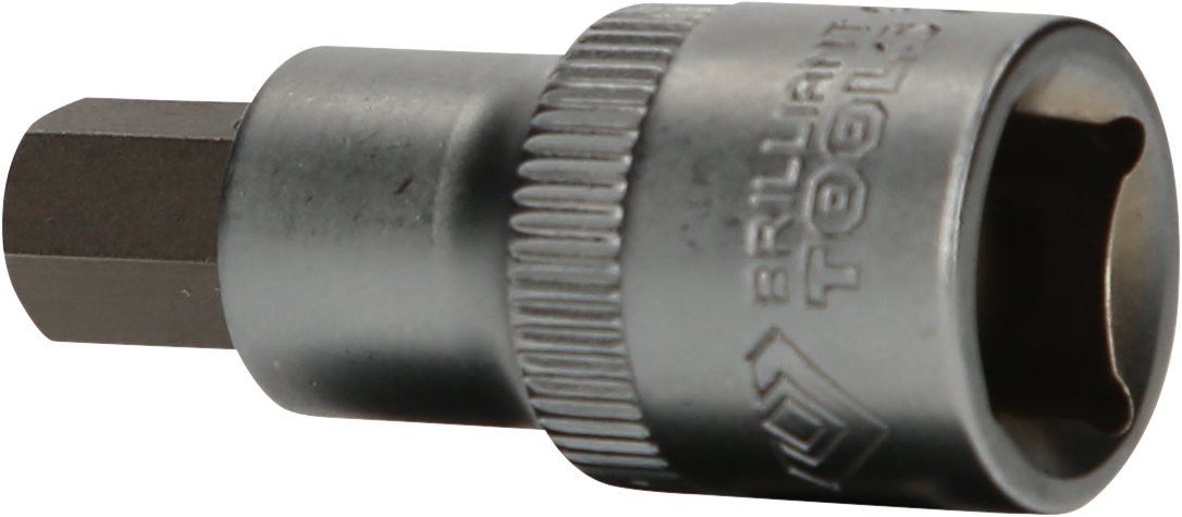 Brilliant Tools 1/2" Innensechskant Bit-Stecknuss, 55 mm lang