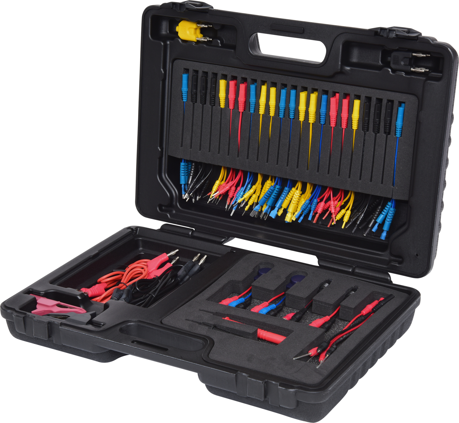 KS Tools 12-24V Master Diagnose Prüf- und Mess-Kabel-Satz, 92-tlg
