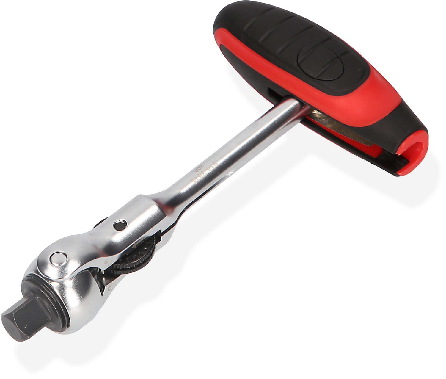 KS Tools 1/4" MODIFIX Mini-T-Griff-Schwenkkopf-Knarre, 72 Zahn