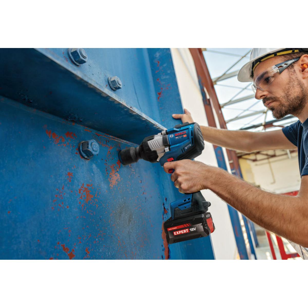 Bosch Schlagschrauber GDS18V-1400, 2x EXBA18V-55 in L-BOXX