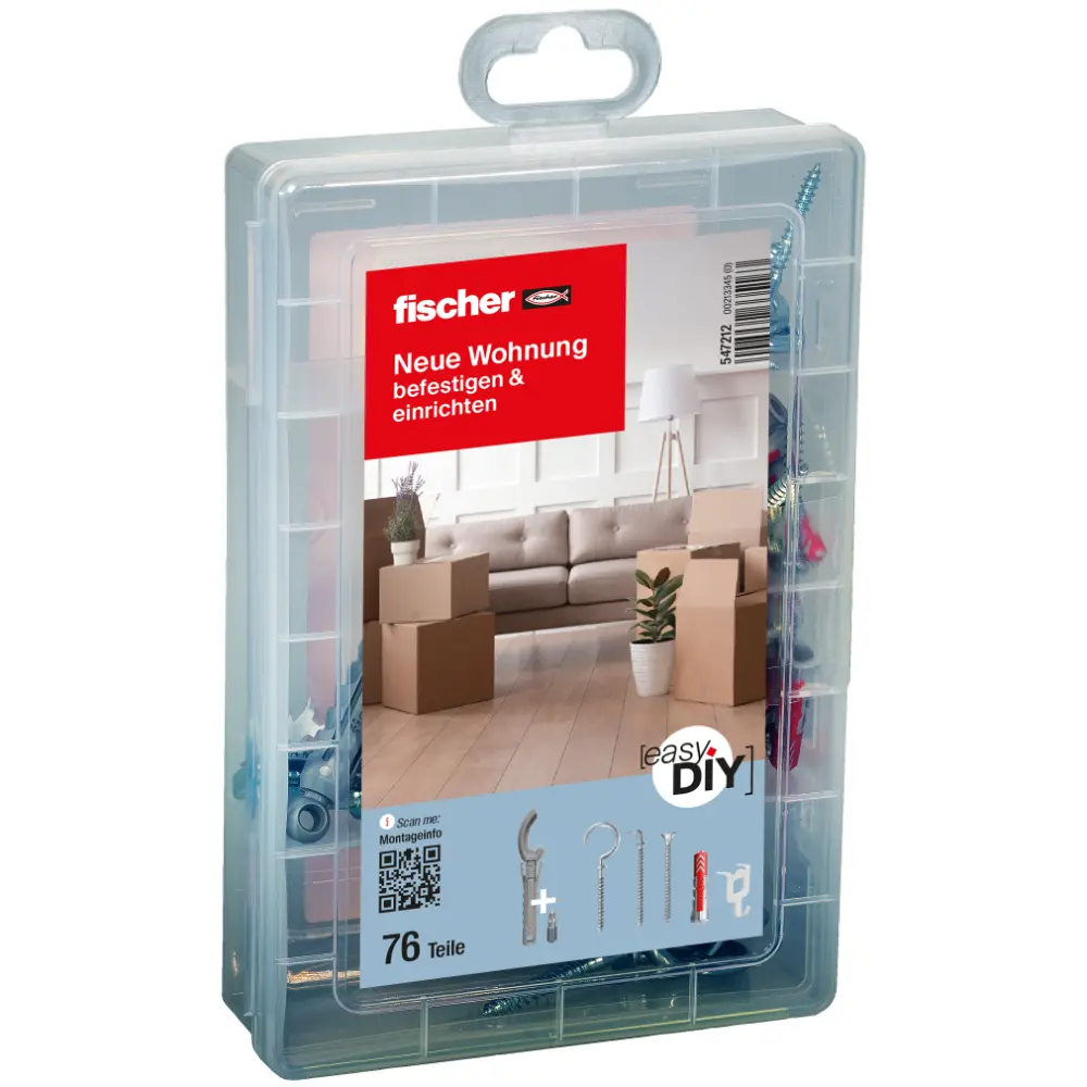 Fischer EasyDIY Box Neue Wohnung (76 Teile)