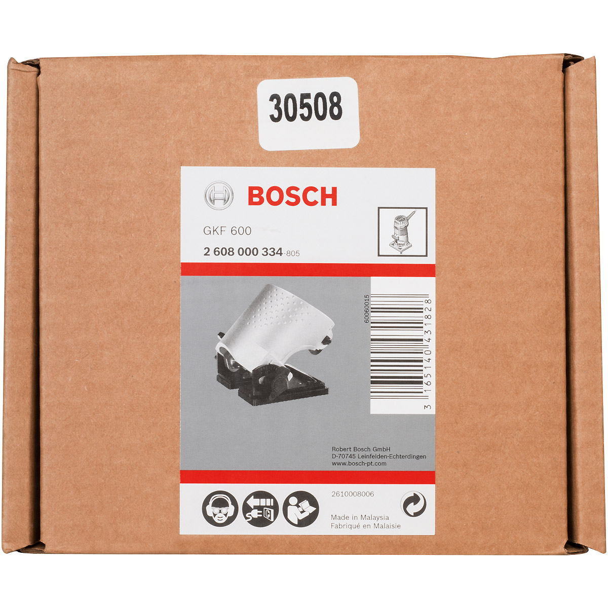 Bosch Winkelfräskorb für Bosch-Kantenfräse GKF 600 Professional