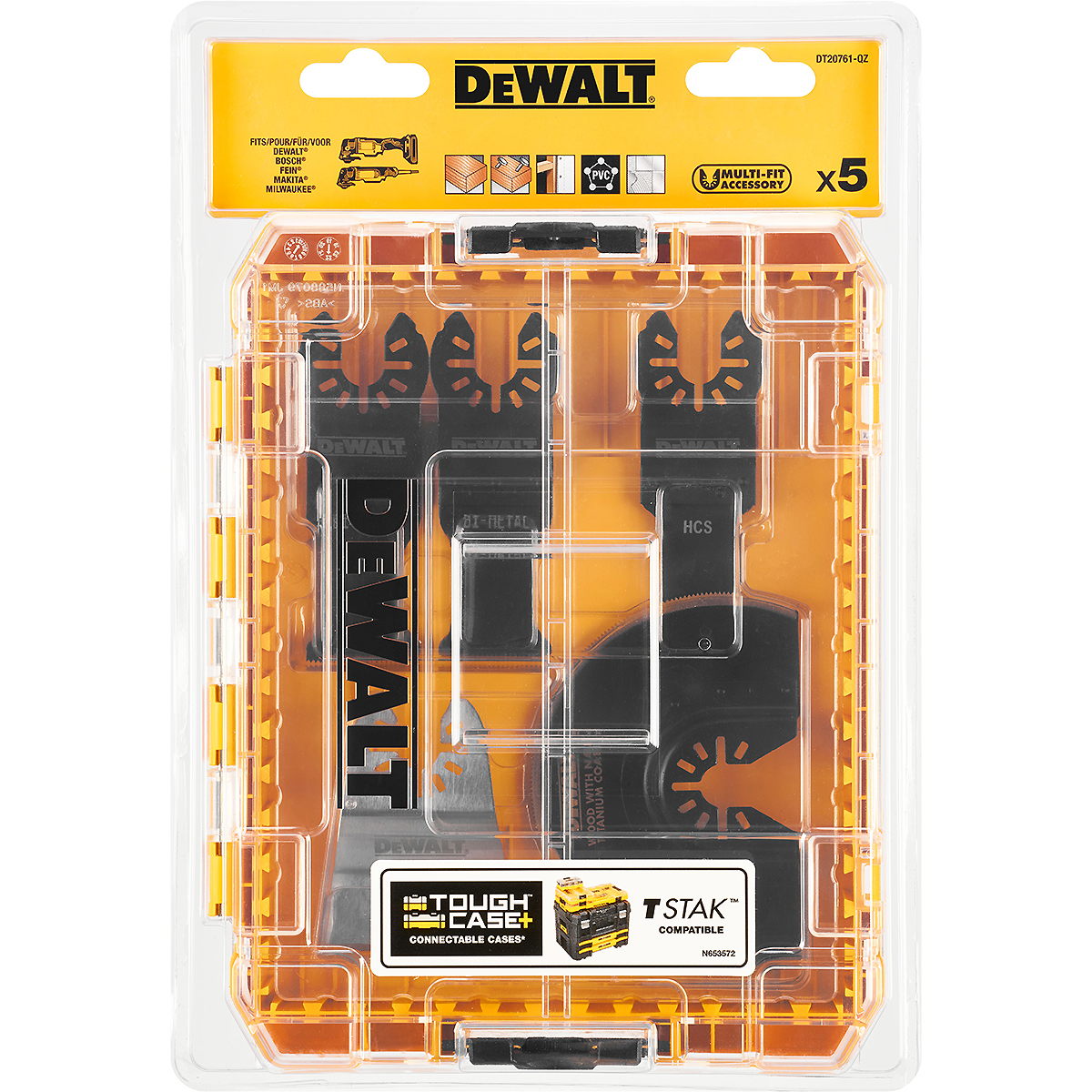 DEWALT Multi-Tool Zubehör-Set 5-tlg.