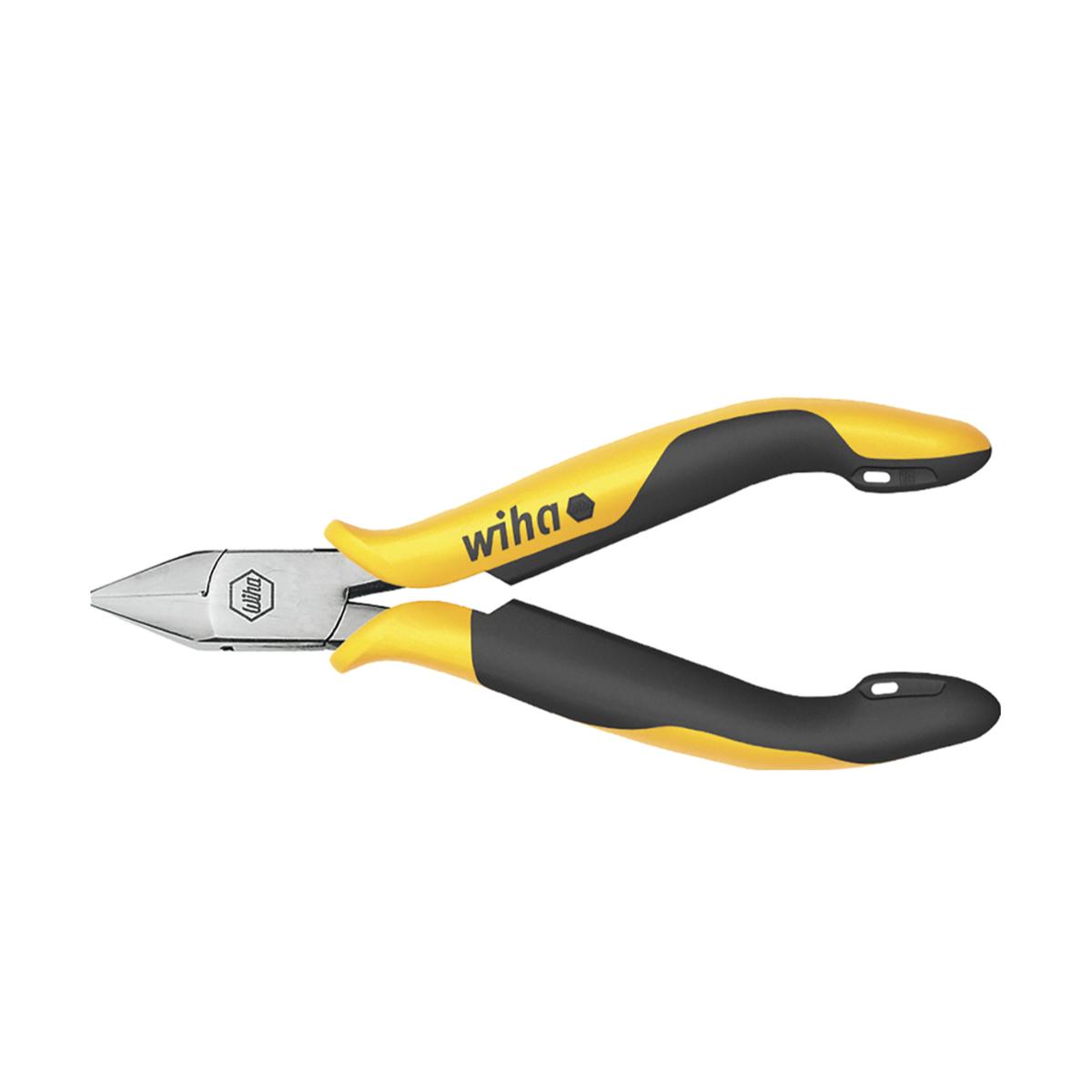 Wiha Seitenschneider Professional ESD breiter, spitzer Kopf ohne Wate - 5 Stück