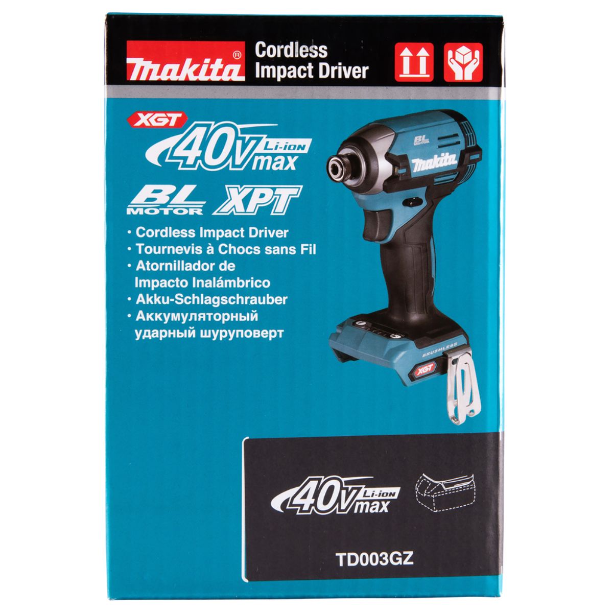 Makita Akku-Schlagschrauber XGT 40V max. (ohne Akku, ohne Ladegerät) TD003GZ