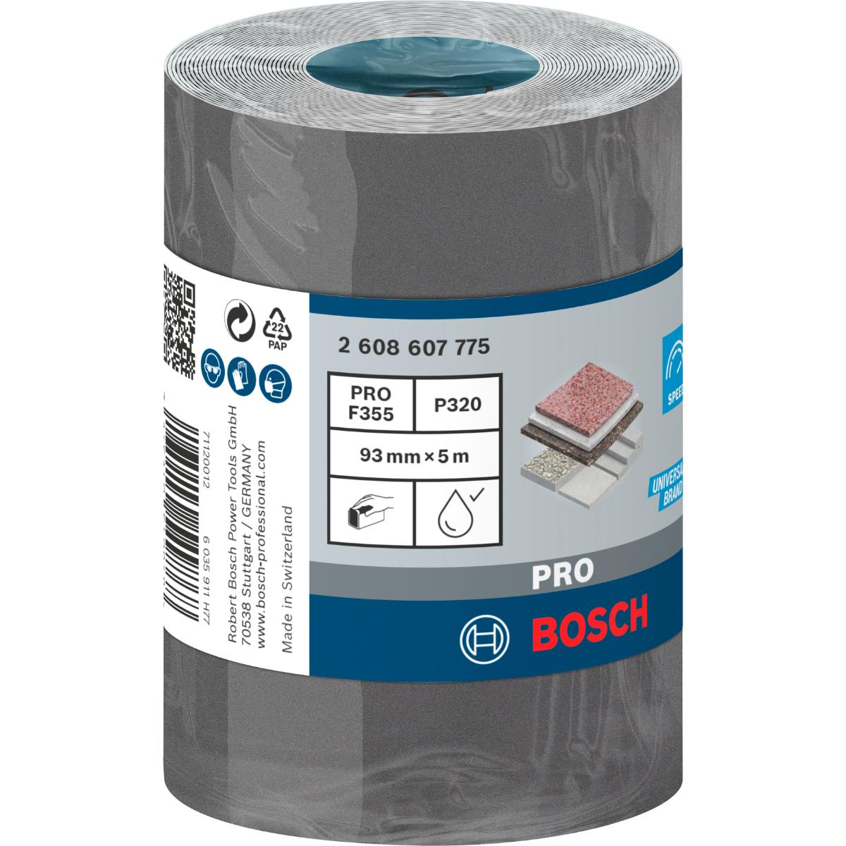 Bosch PRO Schleifrolle C355, Papierschleifrolle - wasserfest