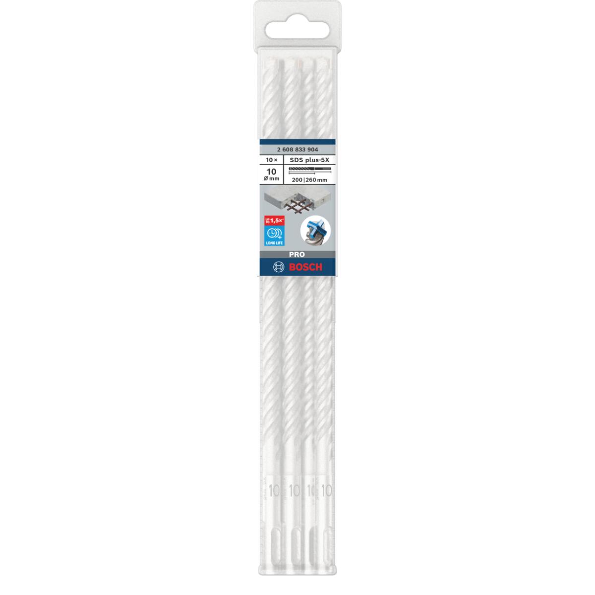 Bosch PRO SDS plus-5X Hammerbohre - 10 Stück
