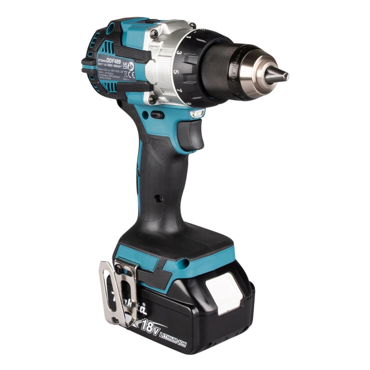 Makita Akku-Bohrschrauber 18V - max. 110 Nm - 0-1.800 U/min - DDF489RTJ