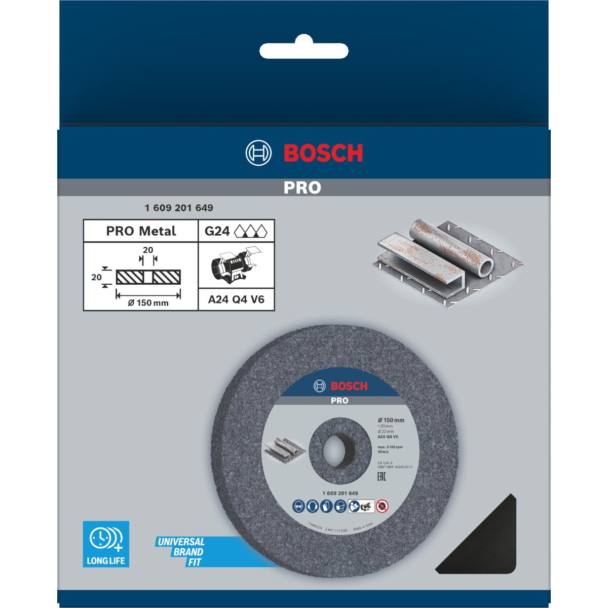 Bosch PRO Schleifscheibe für Doppelschleifmaschinen