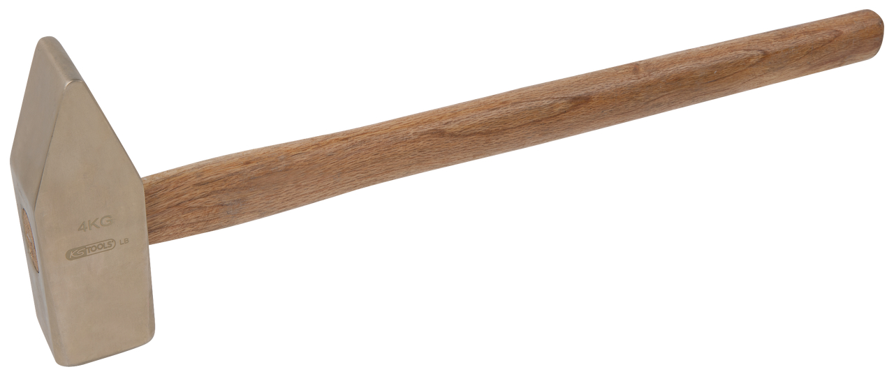 KS Tools BRONZEplus Schlosserhammer, mit Fiberglasstiel