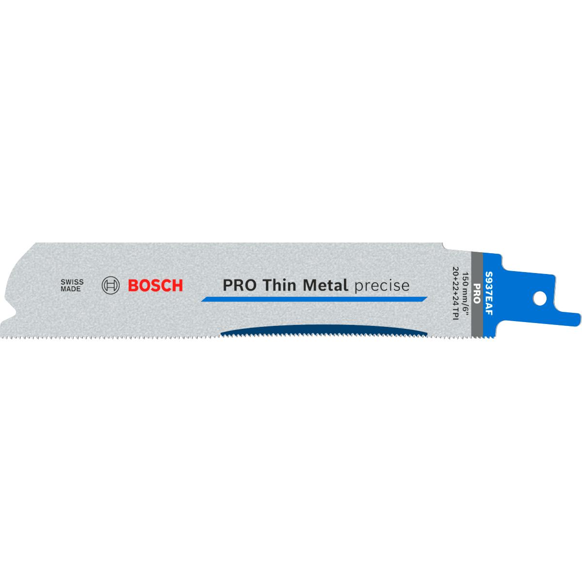Bosch PRO Thin Metal precise S937EAF Blatt,1,1 x 25 x 150 mm - 5 Stück