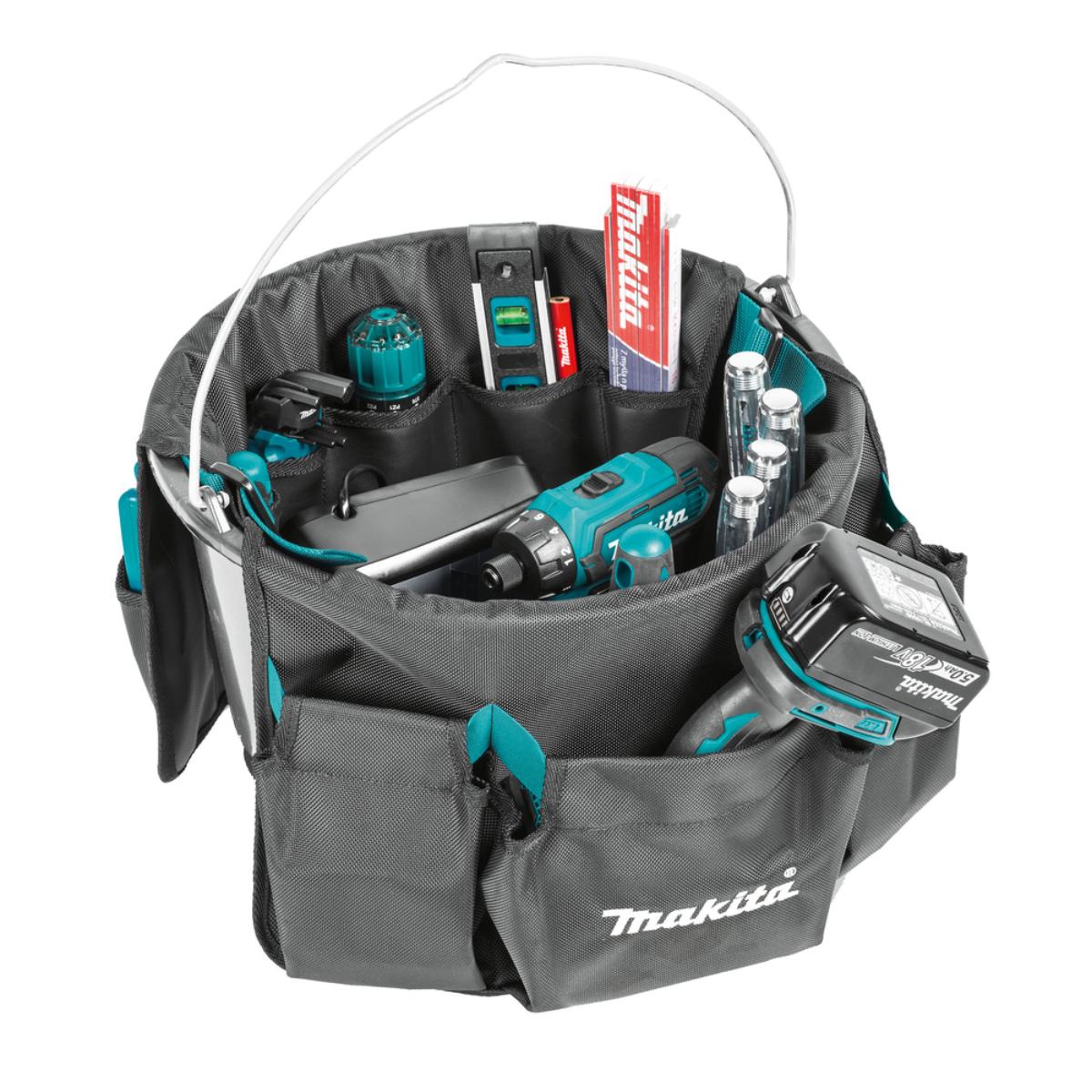 Makita Eimertasche 470x320 mm, 0,68 kg, 3,2 l, Für 20 l Baueimer