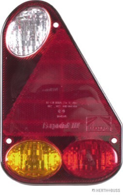 HERTH&BUSS Lichtscheibe, Heckleuchte, links, Nebelschlussl., Dreieckrückstr.