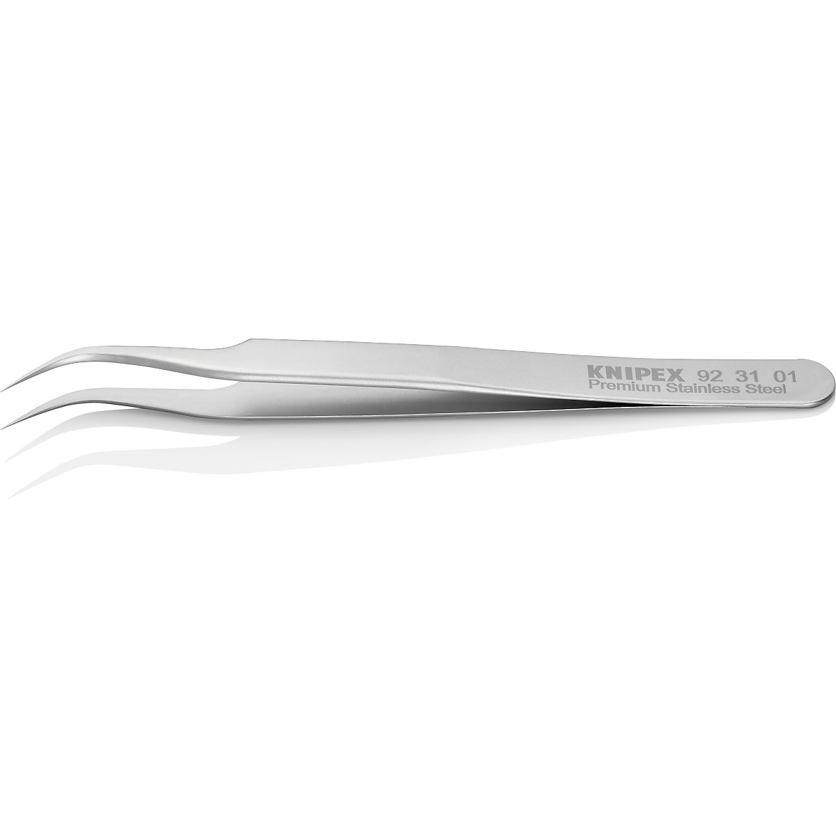 KNIPEX Präzisionspinzette Edelstahl angewinkelt