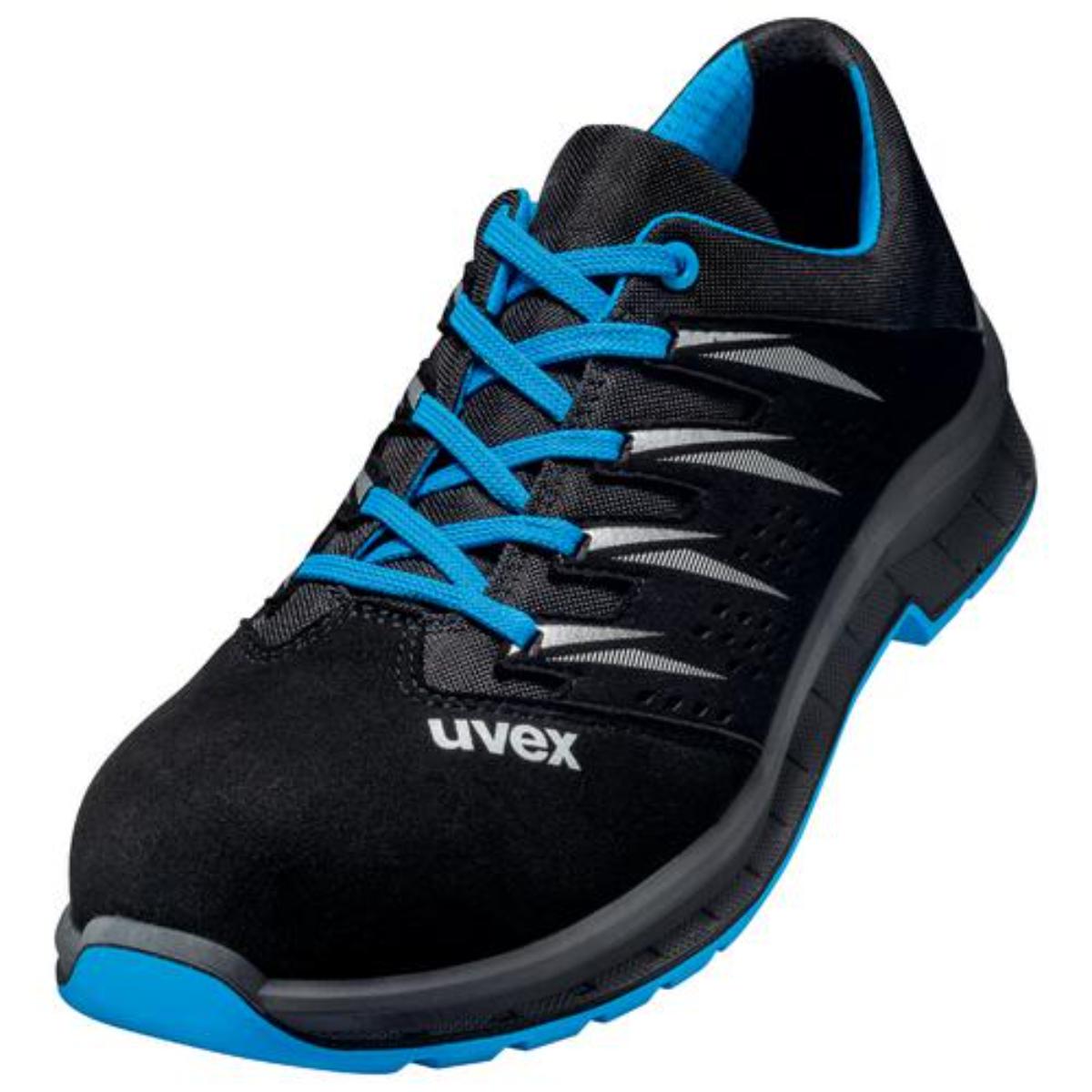 uvex 2 trend Sicherheitsschuh Halbschuhe S1, blau/schwarz