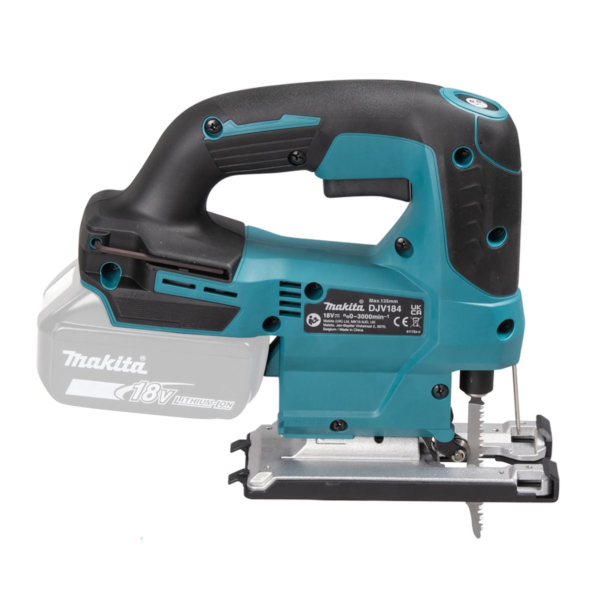 Makita Akku-Pendelhubstichsäge 18V (ohne Akku, ohne Ladegerät) DJV184Z