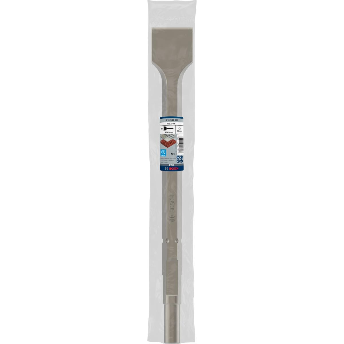 Bosch PRO Spatmeißel Sechskantaufnahme mit abgedrehtem Bund, 400 x 50 mm
