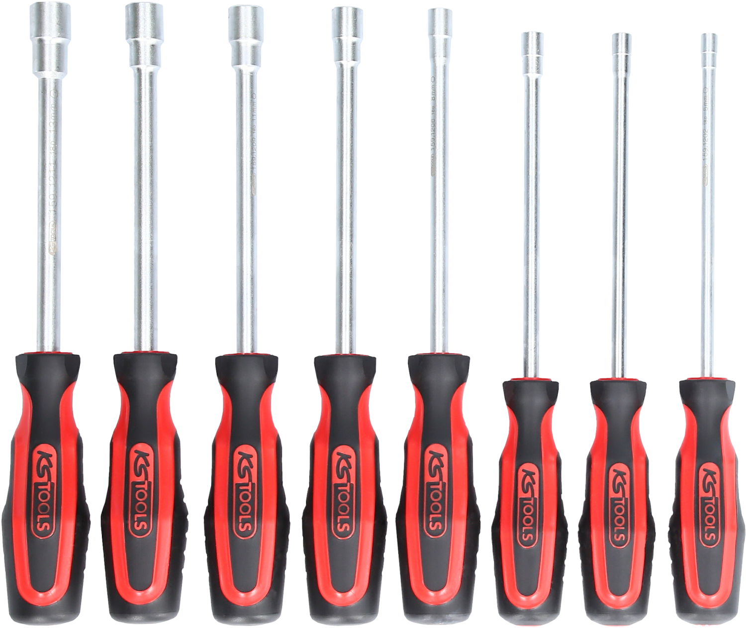 KS Tools ERGOTORQUEplus Stecknuss-Schraubendreher-Satz, 8-tlg