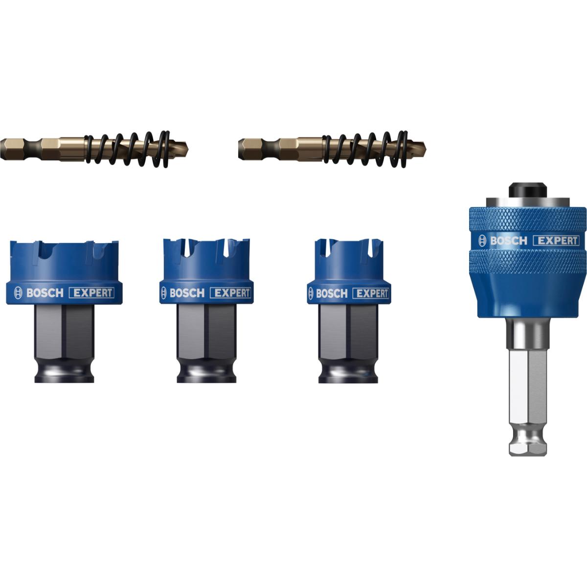 Bosch EXPERT Sheet Metal Power Change Plus Lochsägen, 22, 25, 32 x 5 mm, 6-teiliges Set