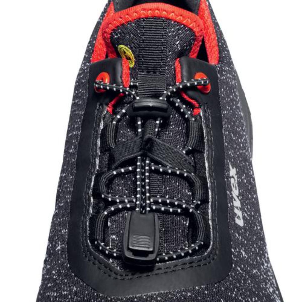 uvex 1 G2 Sicherheitsschuh Halbschuhe S1, schwarz/rot